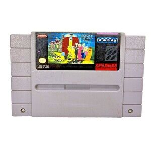 Addams Family: Pugsley's Scavenger Hunt Super Nintendo Authentic 1992 Tested